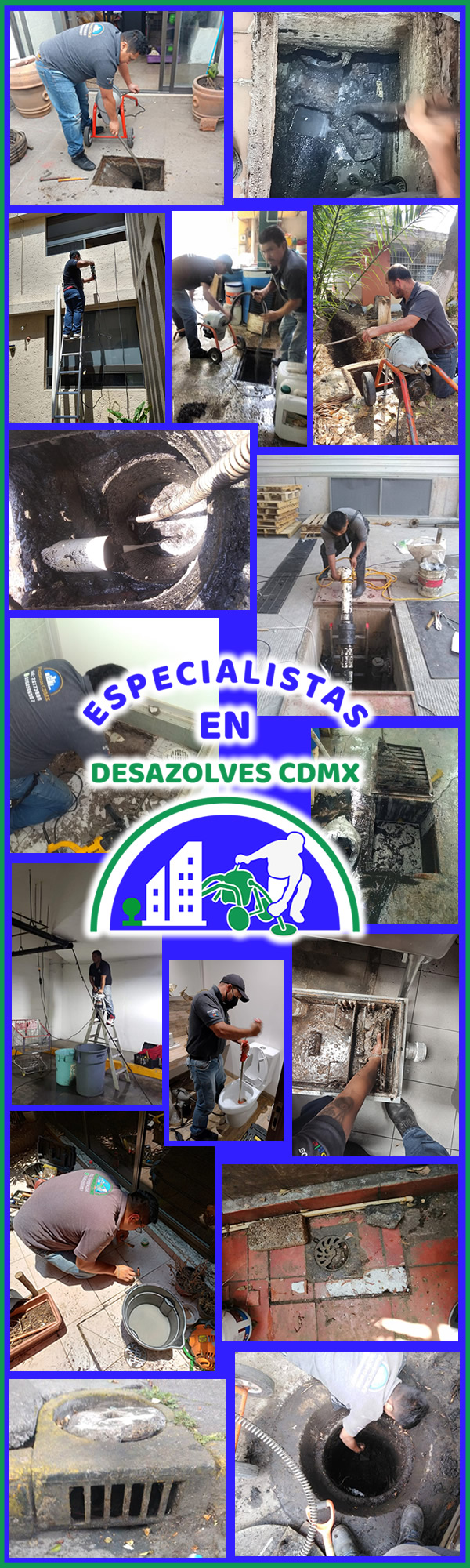 Servicio de Desazolves en la Colonia San Álvaro en Azcapotzalco